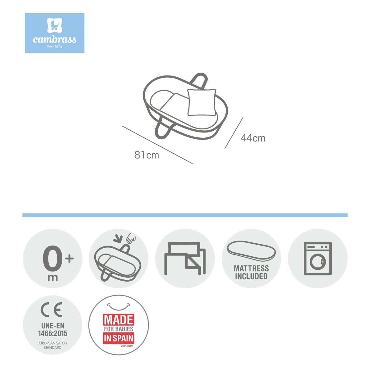 Alcofa Moisés Palma Alcolchoada
