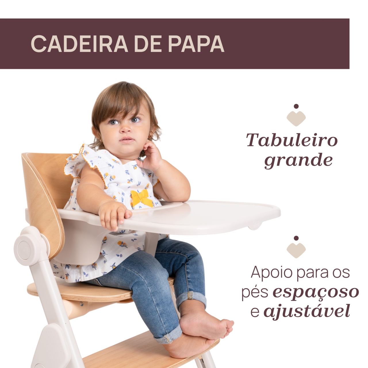 CHICCO Cadeira Refeição Meraviglia Fossil 0m+