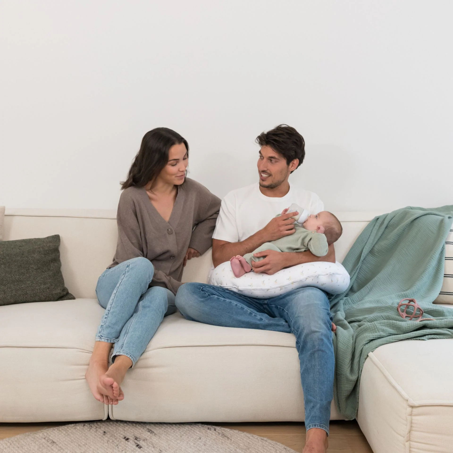 Almofada Amamentação Softy Flower Yellow Doomoo