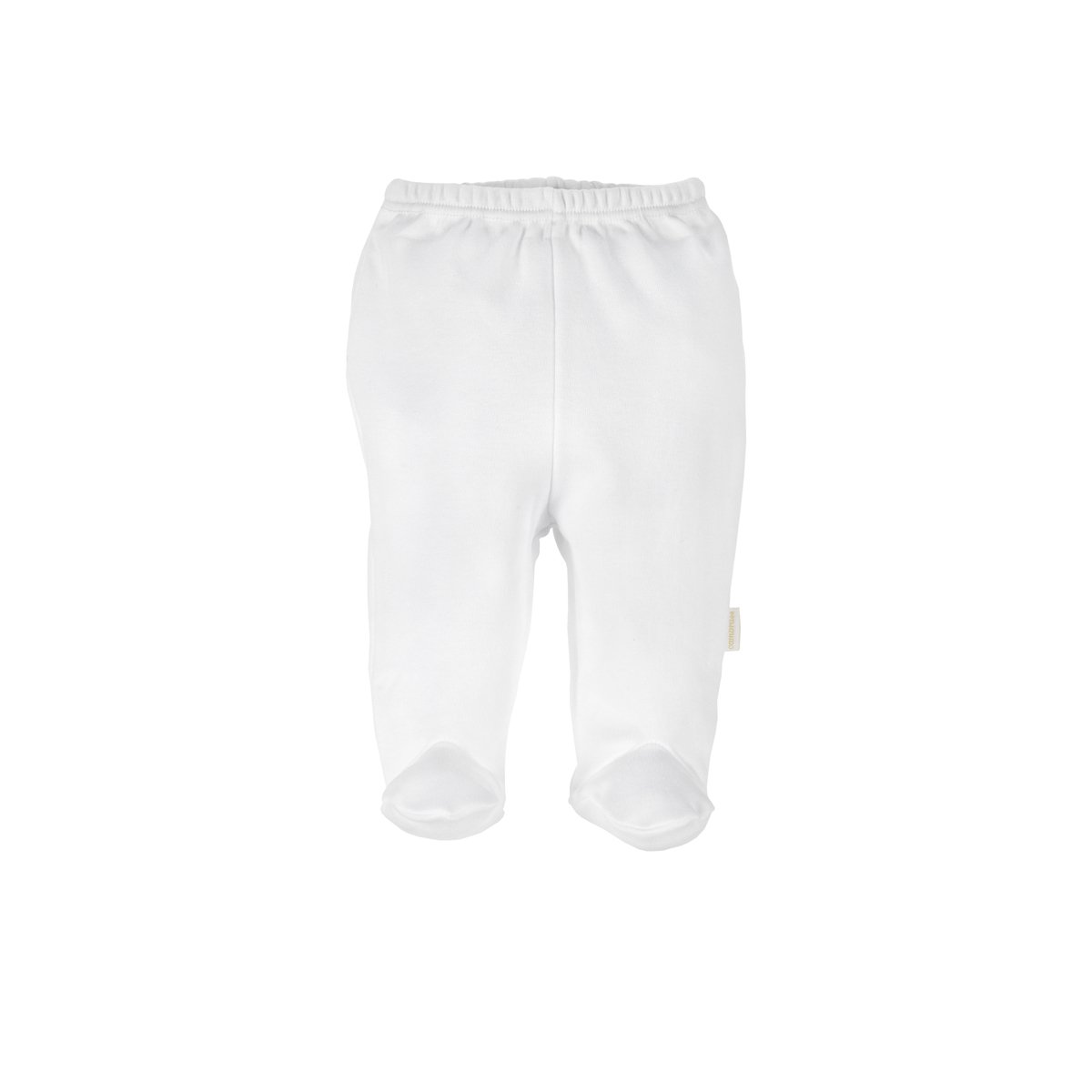 Calça Algodão com Pés Branco Cambrass