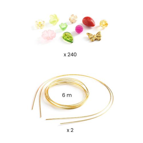 DJECO Kit p/ Criar Tiaras Rosa