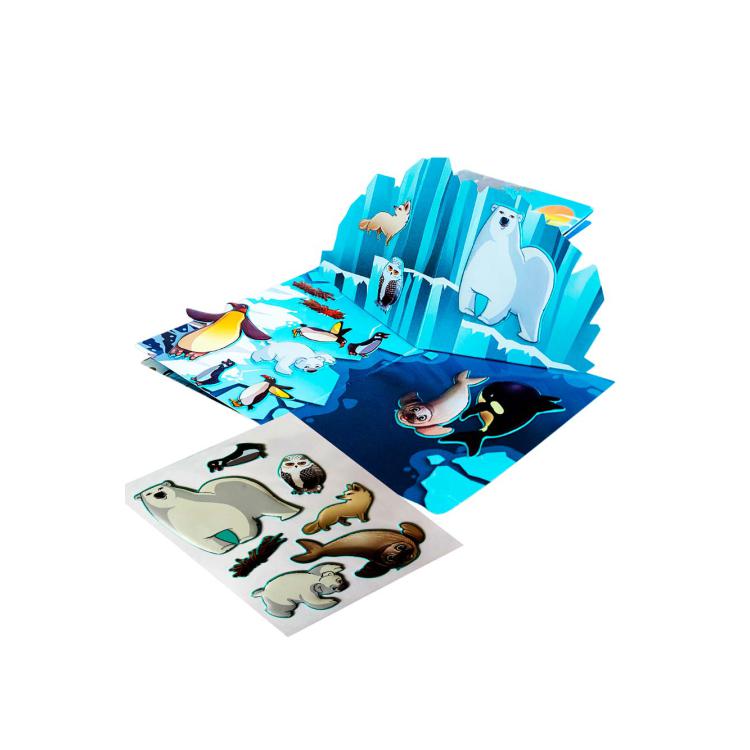 Livro 3 em 1  Playbook Animals Qwi Toy