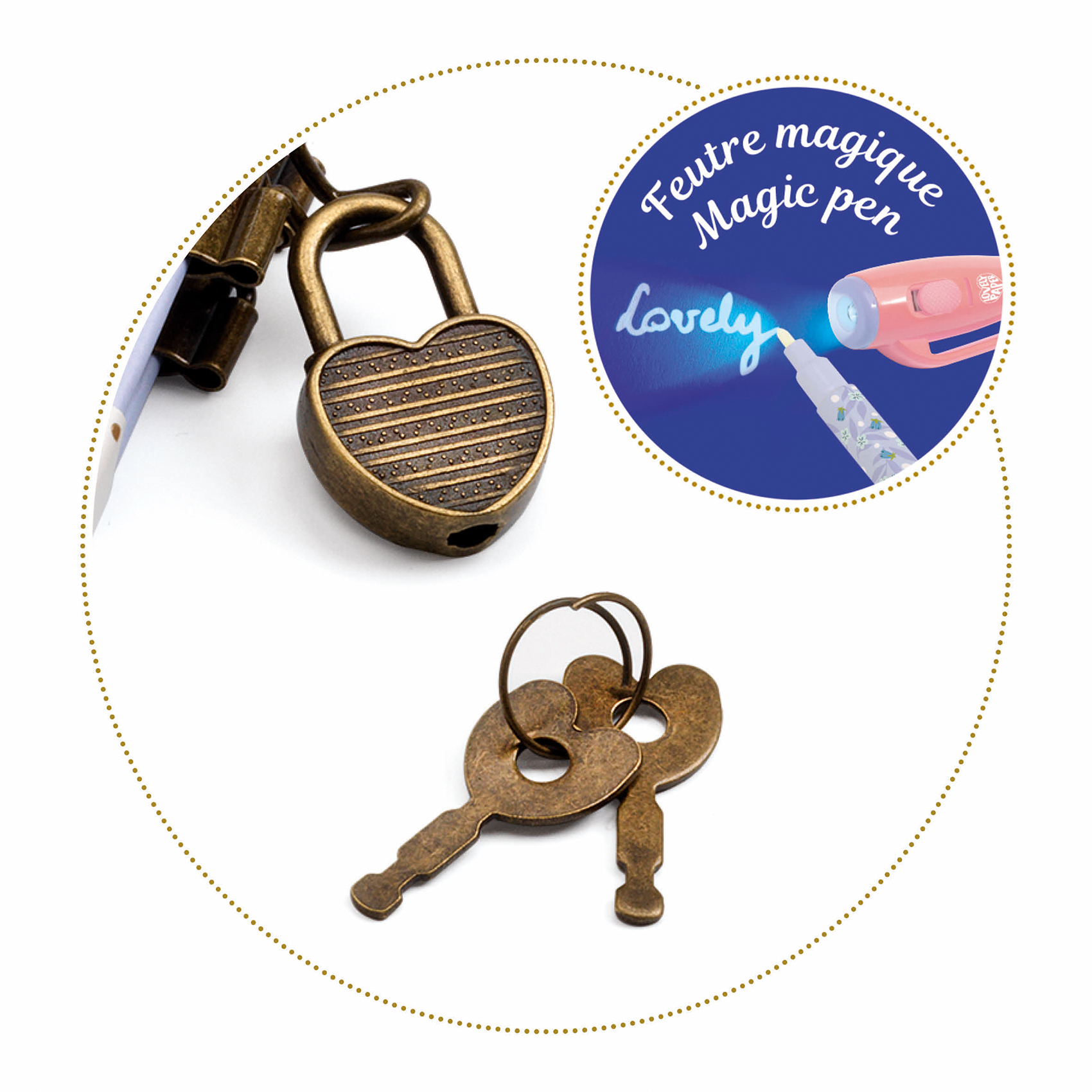 Diário com Caneta Mágica Oana