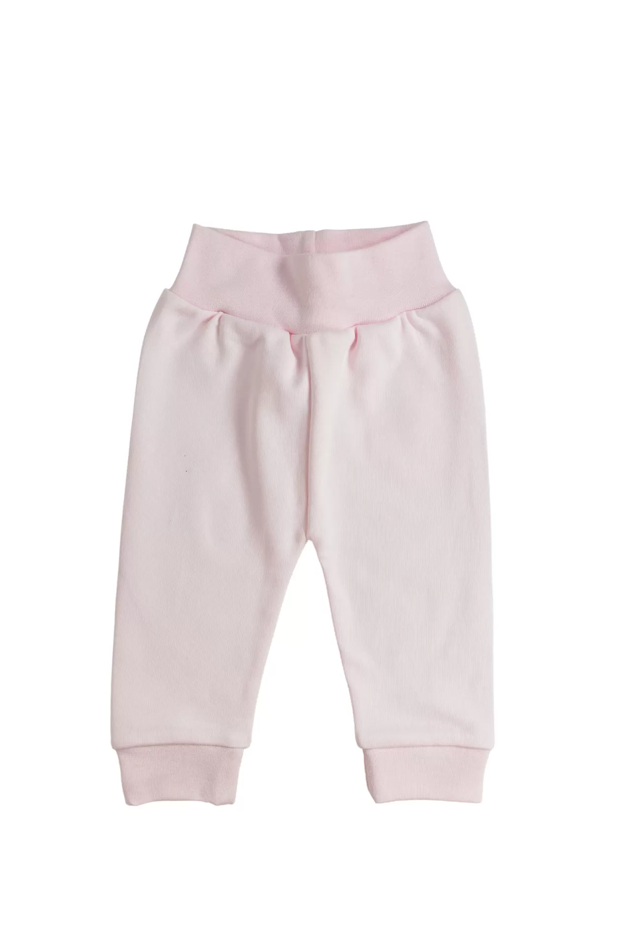 Calça Malha Algodão Rosa Baby Gi