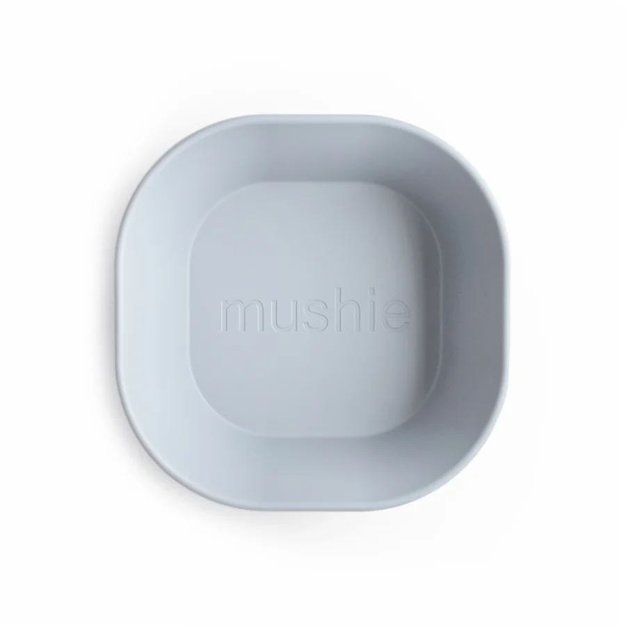 MUSHIE Pack 2 Taças Quadradas Solid Cloud