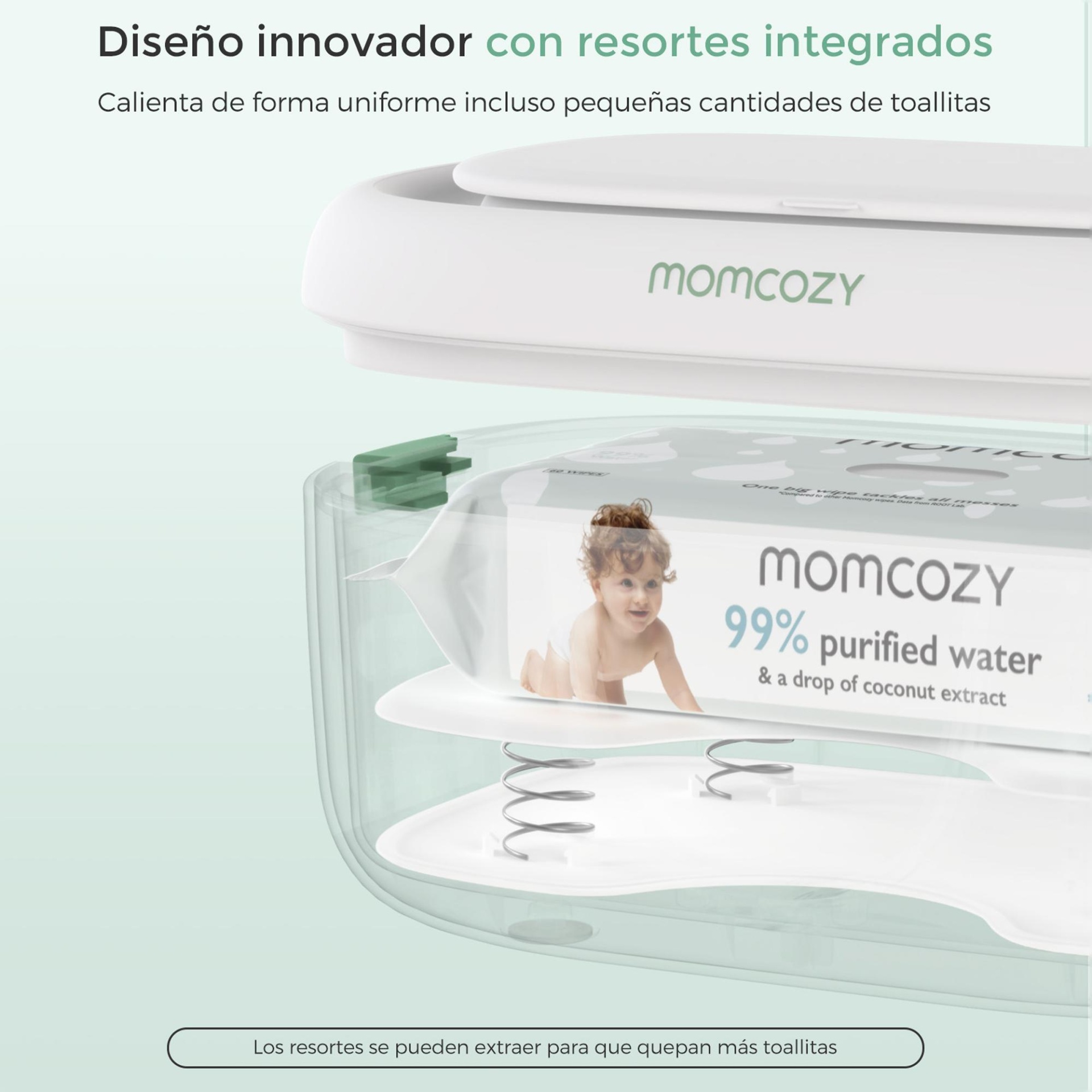 MOMCOZY Aquecedor Toalhitas Húmidas