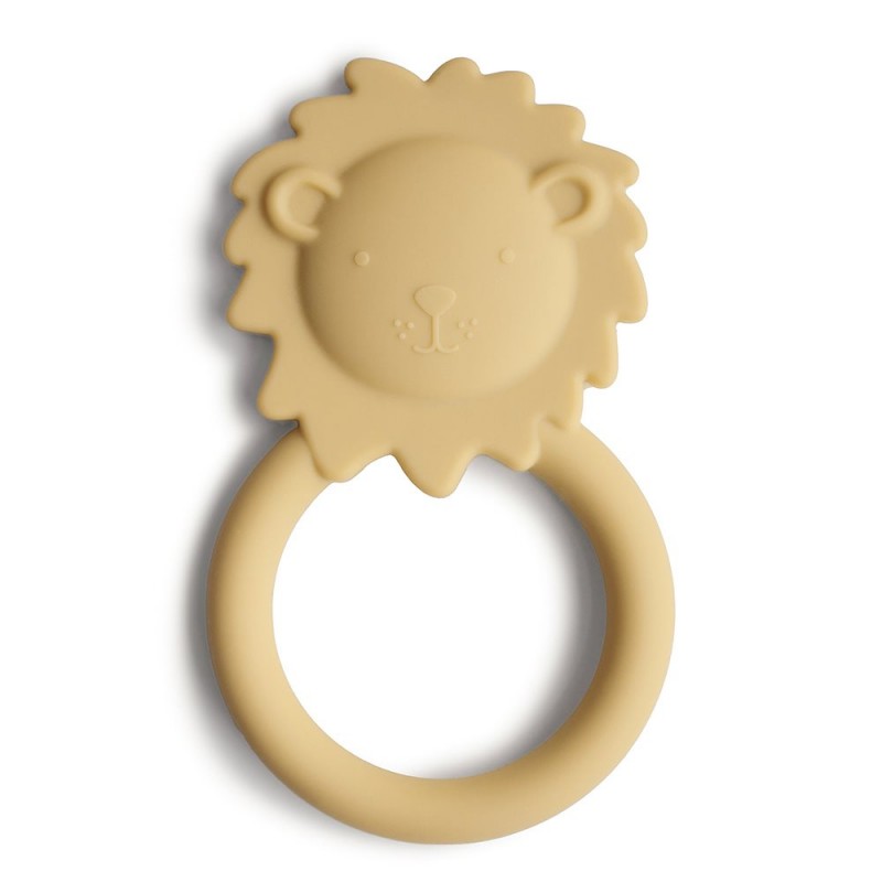 MUSHIE Mordedor Silicone Lion Yellow