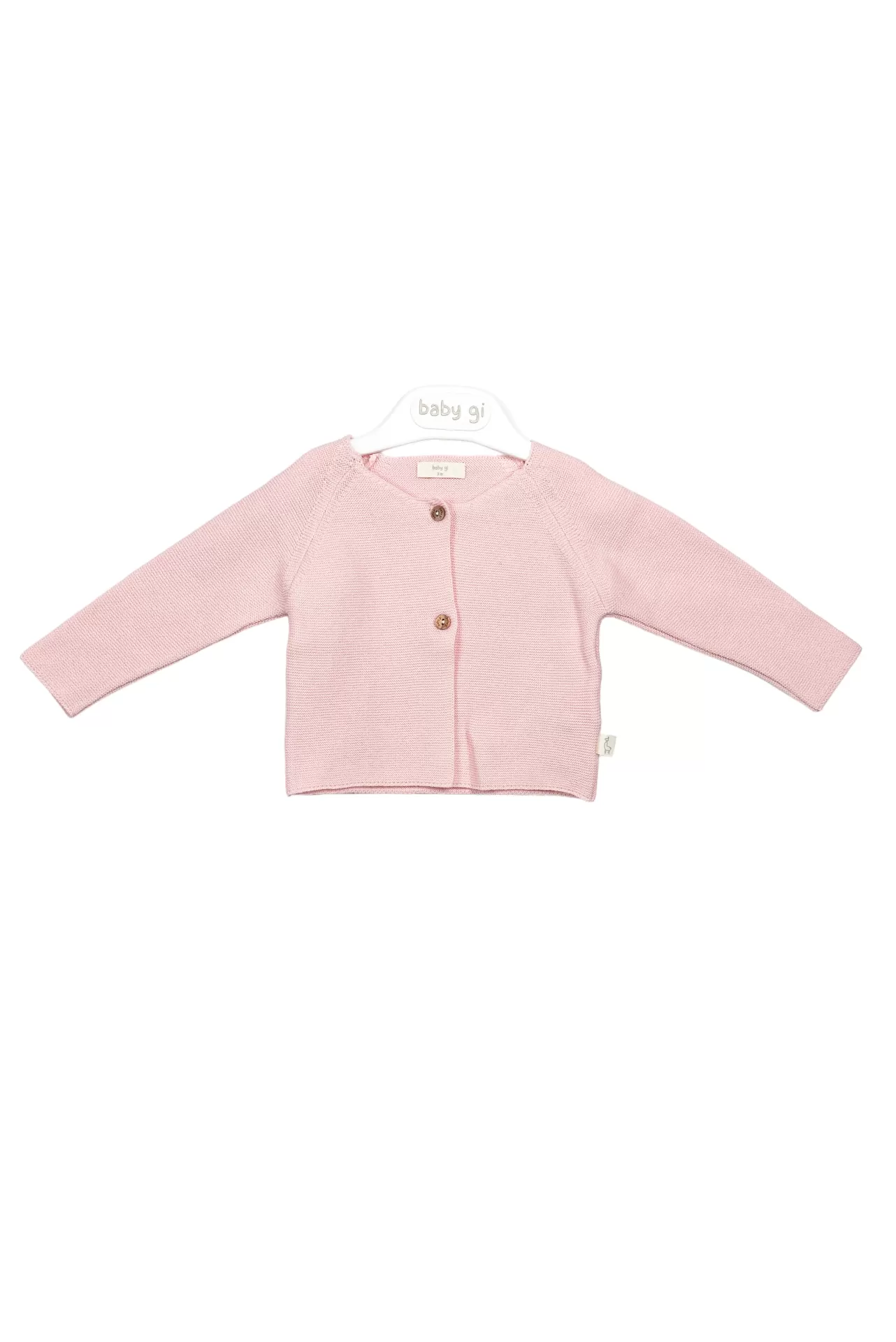 Casaco malha rosa Baby Gi