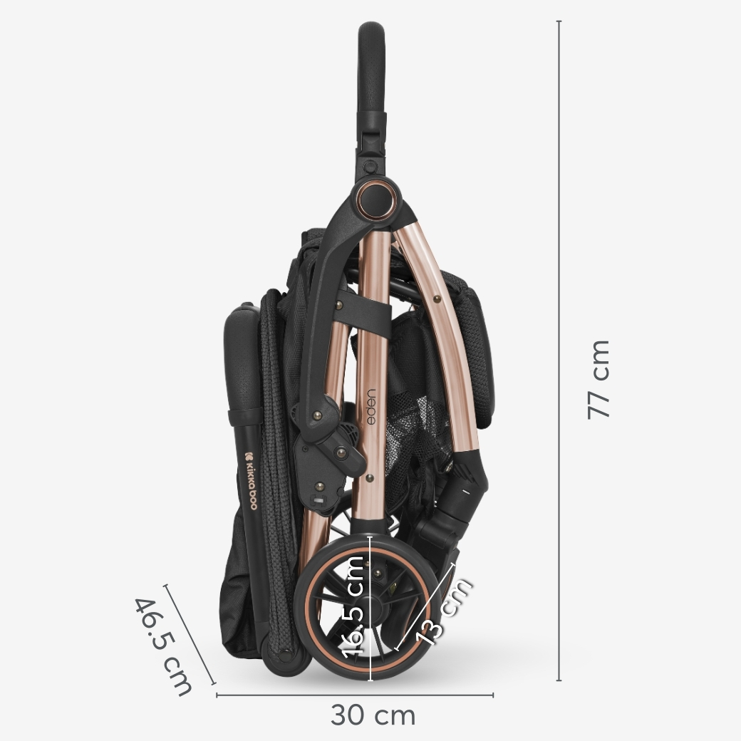 KIKKABOO Carrinho Passeio Eden Cinzento