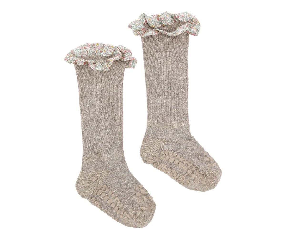 GoBabyGo Meias Anti-derrapantes Bambú Liberty Sand