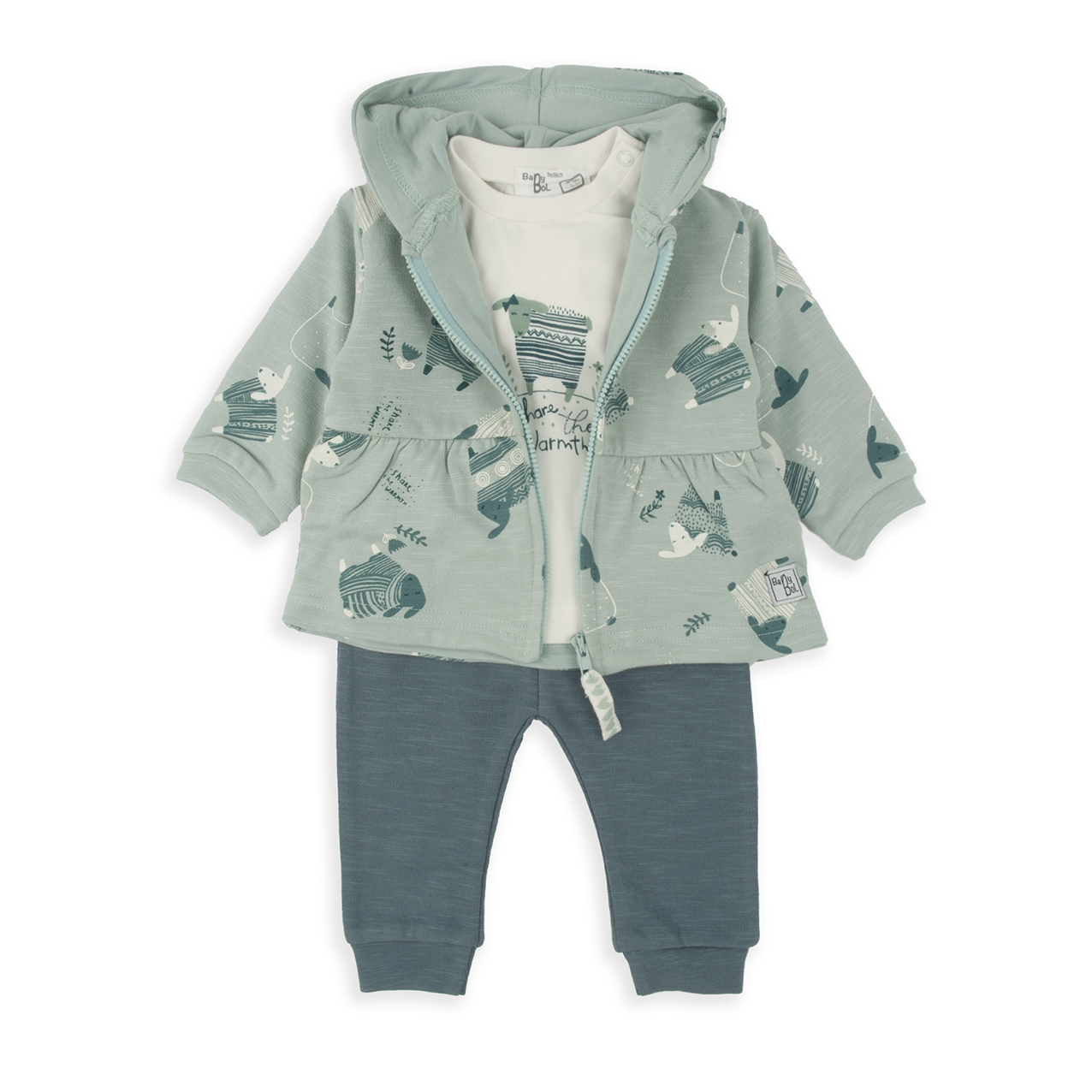 BABYBOL Conj. 3 pçs Menina Ovelhas