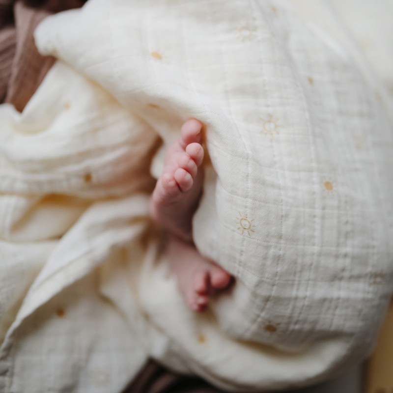 Musselina Print Sun 120x120 CM