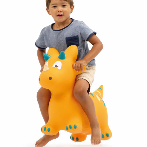 O Meu Dinossauro Saltitante - Amarelo