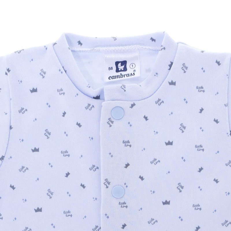 Pijama algodão azul Cambrass