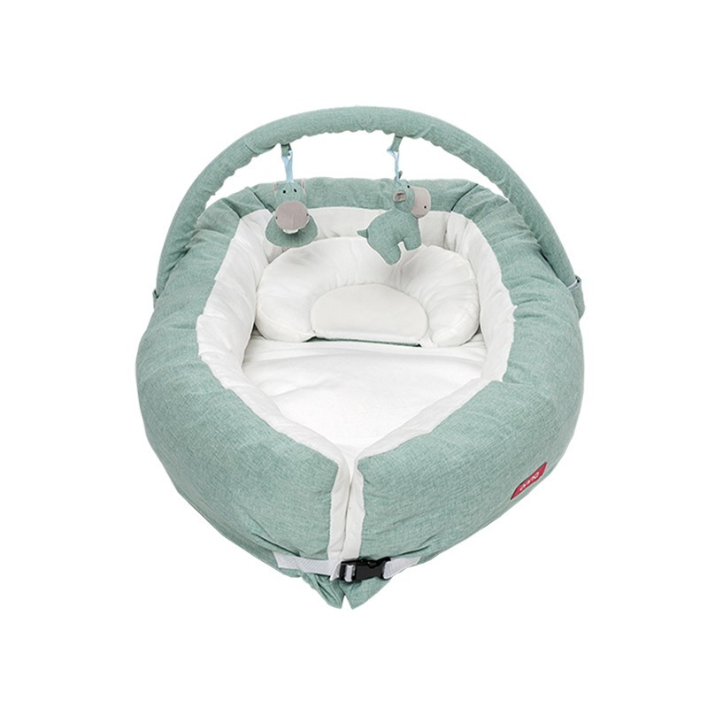 Ninho com Arco de Brinquedos Verde Menta Onna