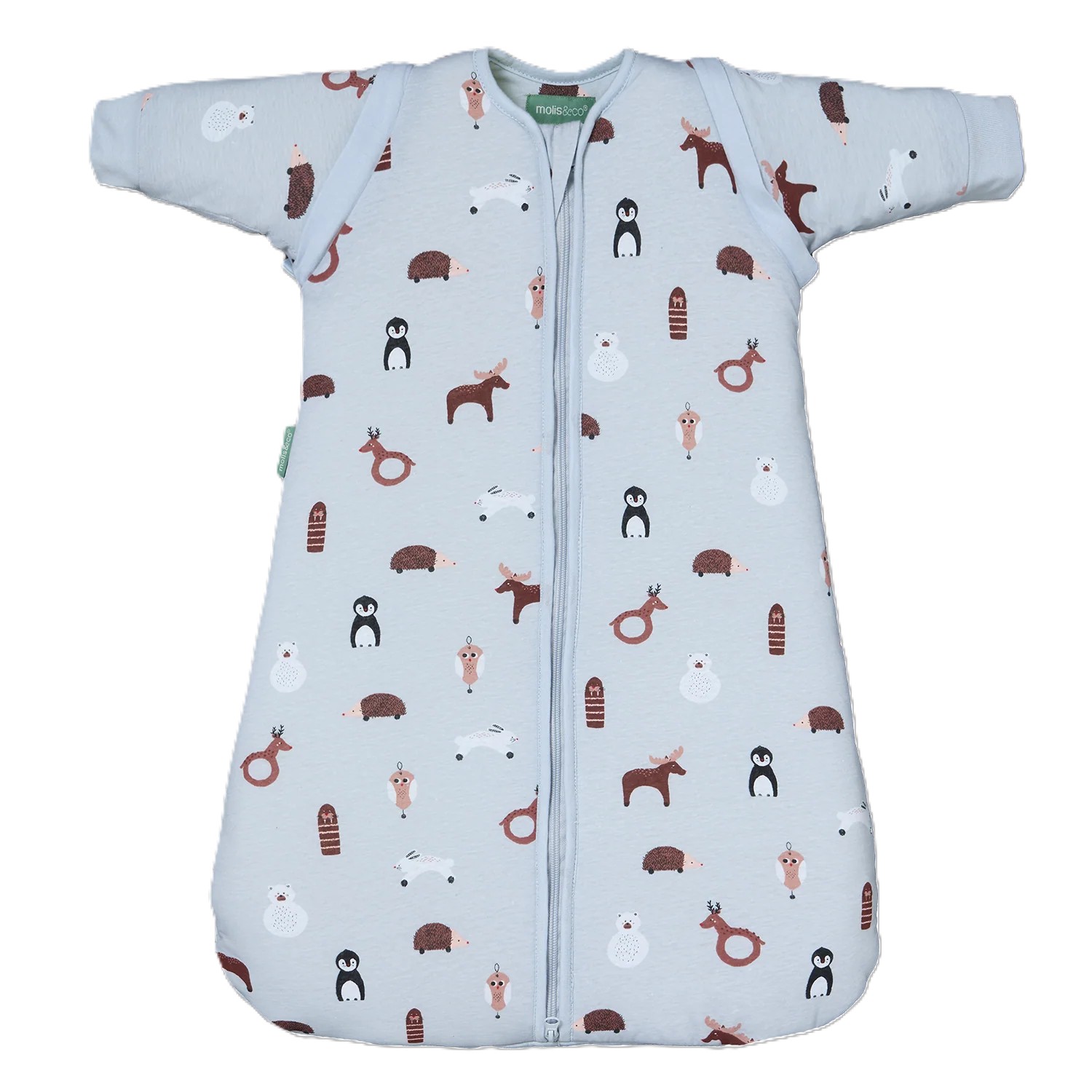 MOLIS Saco de Dormir Bebé c/ Mangas Winter Animals TOG 2.5