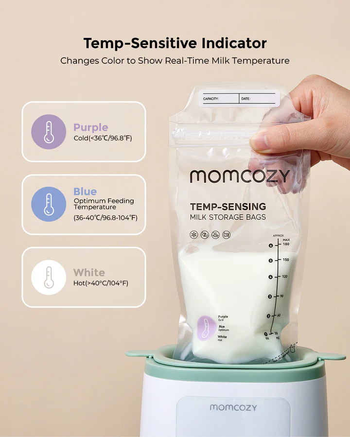 MOMCOZY Bolsas Amarzenamento Leite Materno 120 und