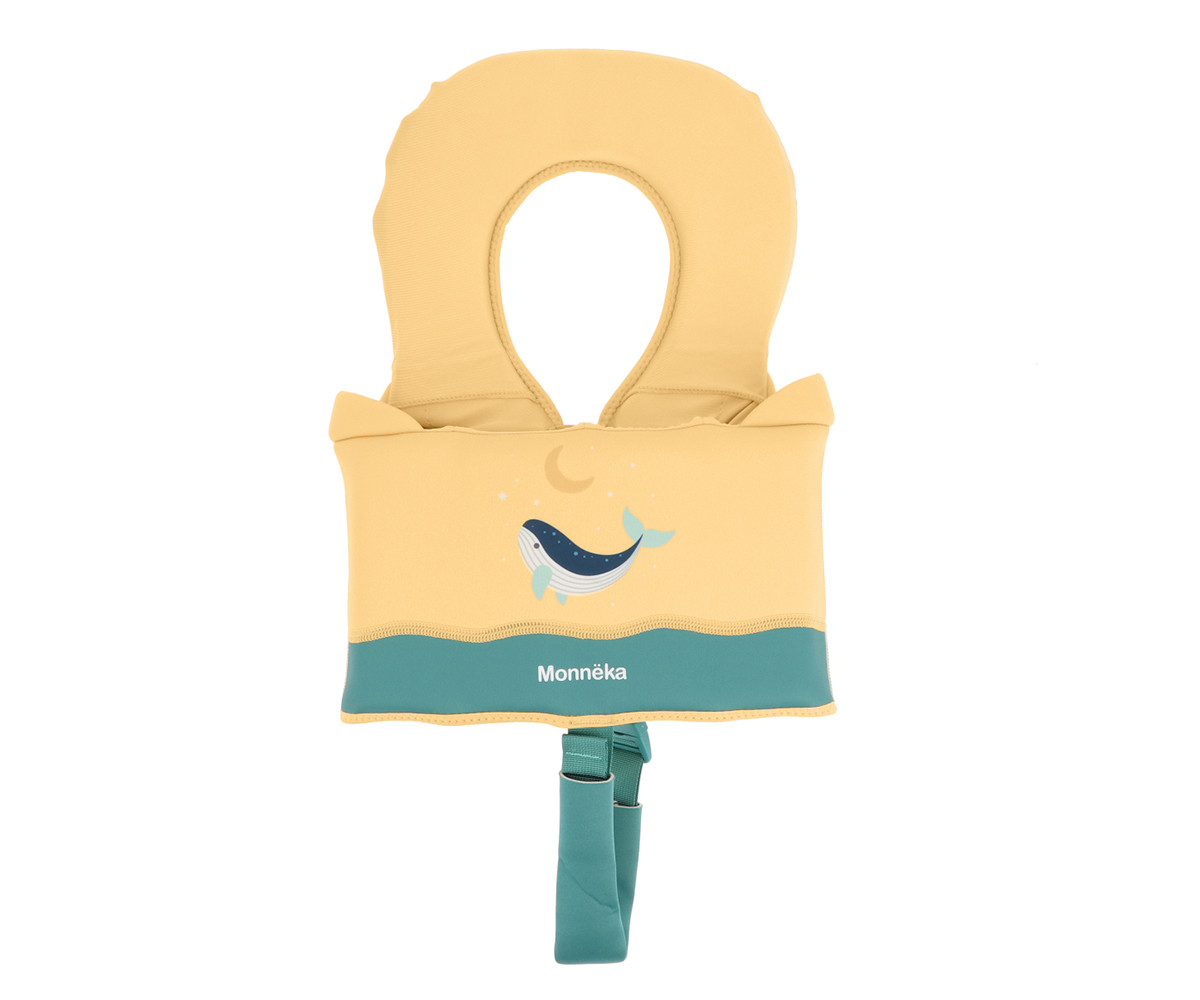 MONNEKA Colete Flutuador Whale Teal Learning 1-2 Anos