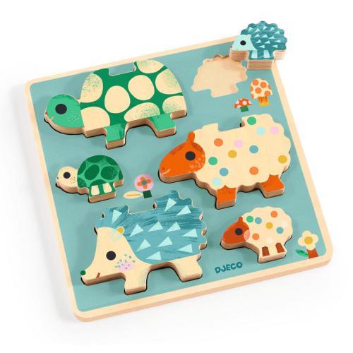 DJECO Puzz & Play Family: Puzzle Madeira