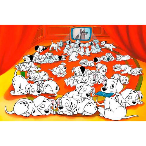 TREFL Puzzle 600 pçs 101 Dalmatas