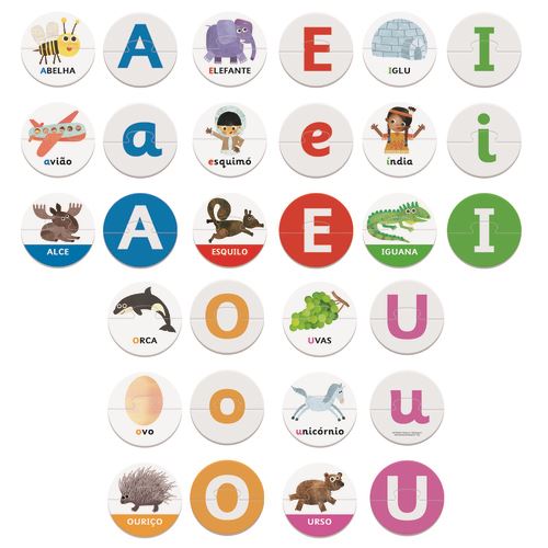 Puzzle Bolinhas de Letras HEADU