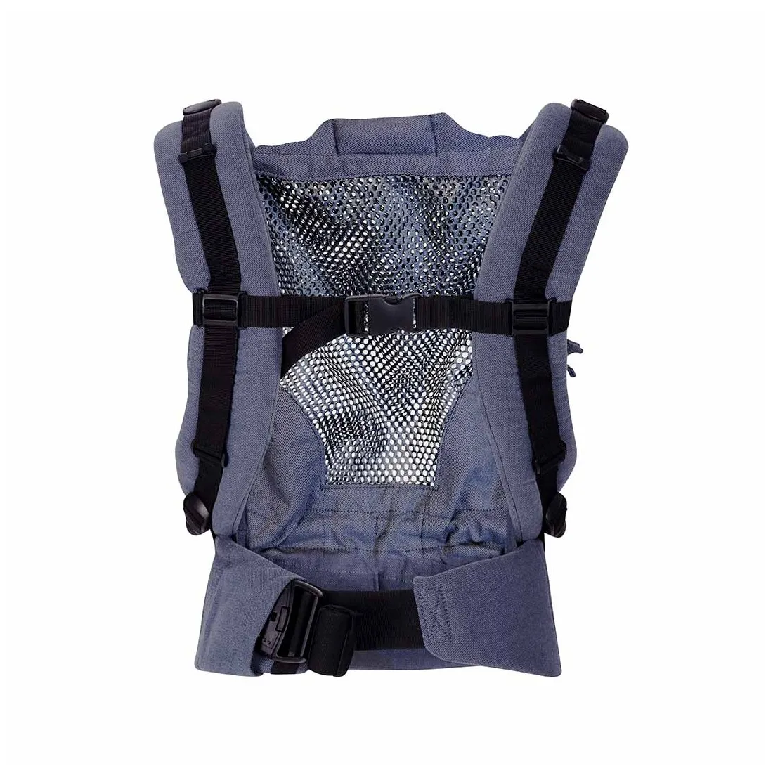 Quokkababy Mochila Porta Bebés E-Carrier Denim Blue