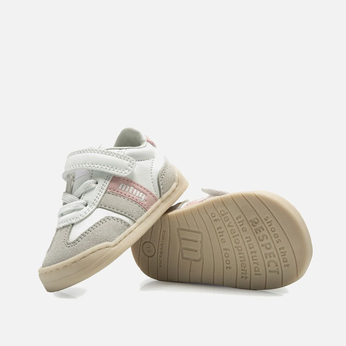 MTNG Sapatilha Barefoot Free Baby Rosa