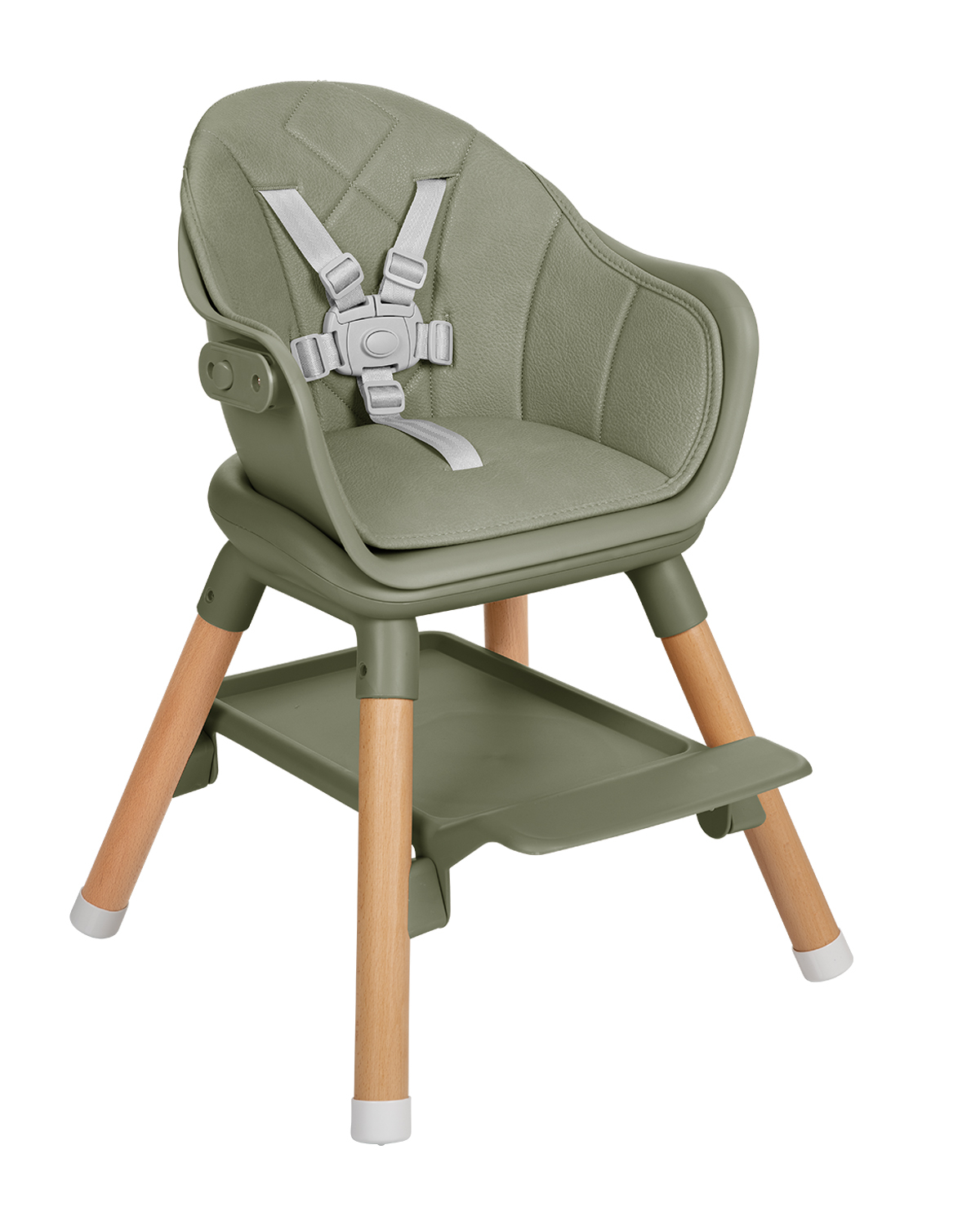 KIKKA BOO WOODY Cadeira da Papa Verde