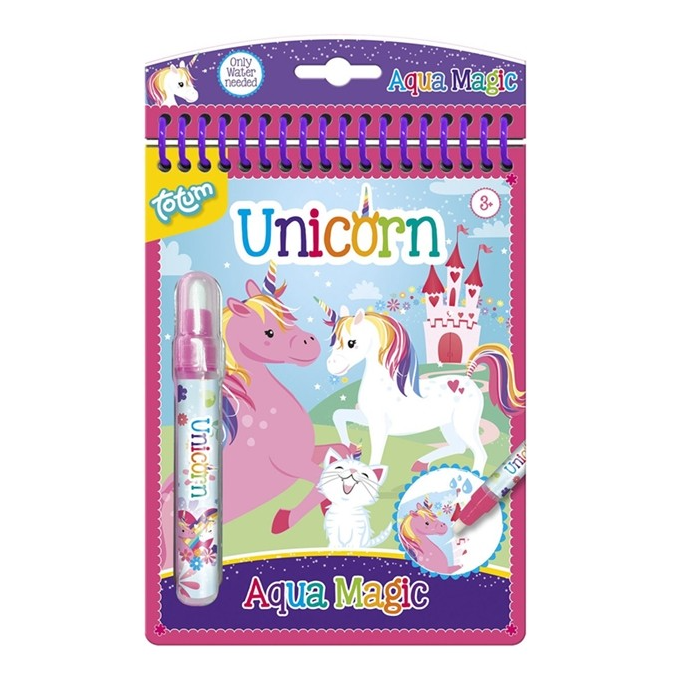 TOTUM Aquamagic - Livro Colorir Unicórnio