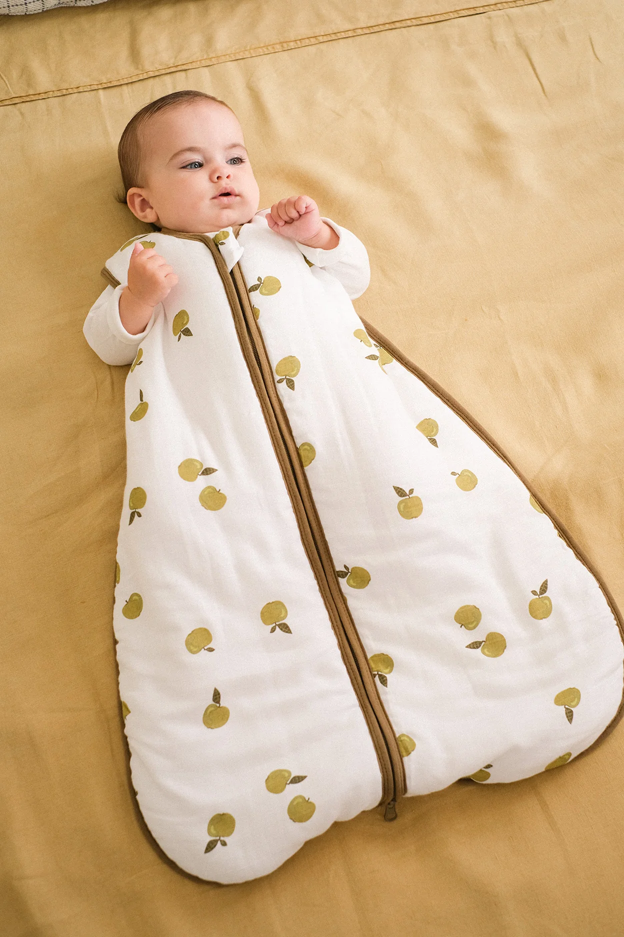 MOLIS Saco Dormir Muselina de  Bambú TOG 2.5  Apples