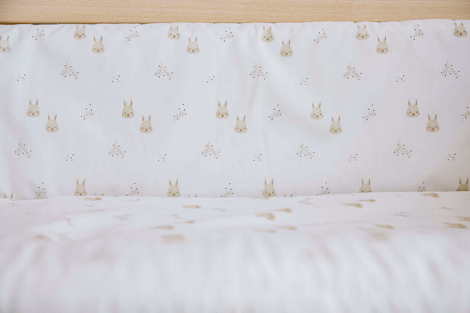 Micuna Kit Nórdico Edredão + Protetor Miniberço Rabbits