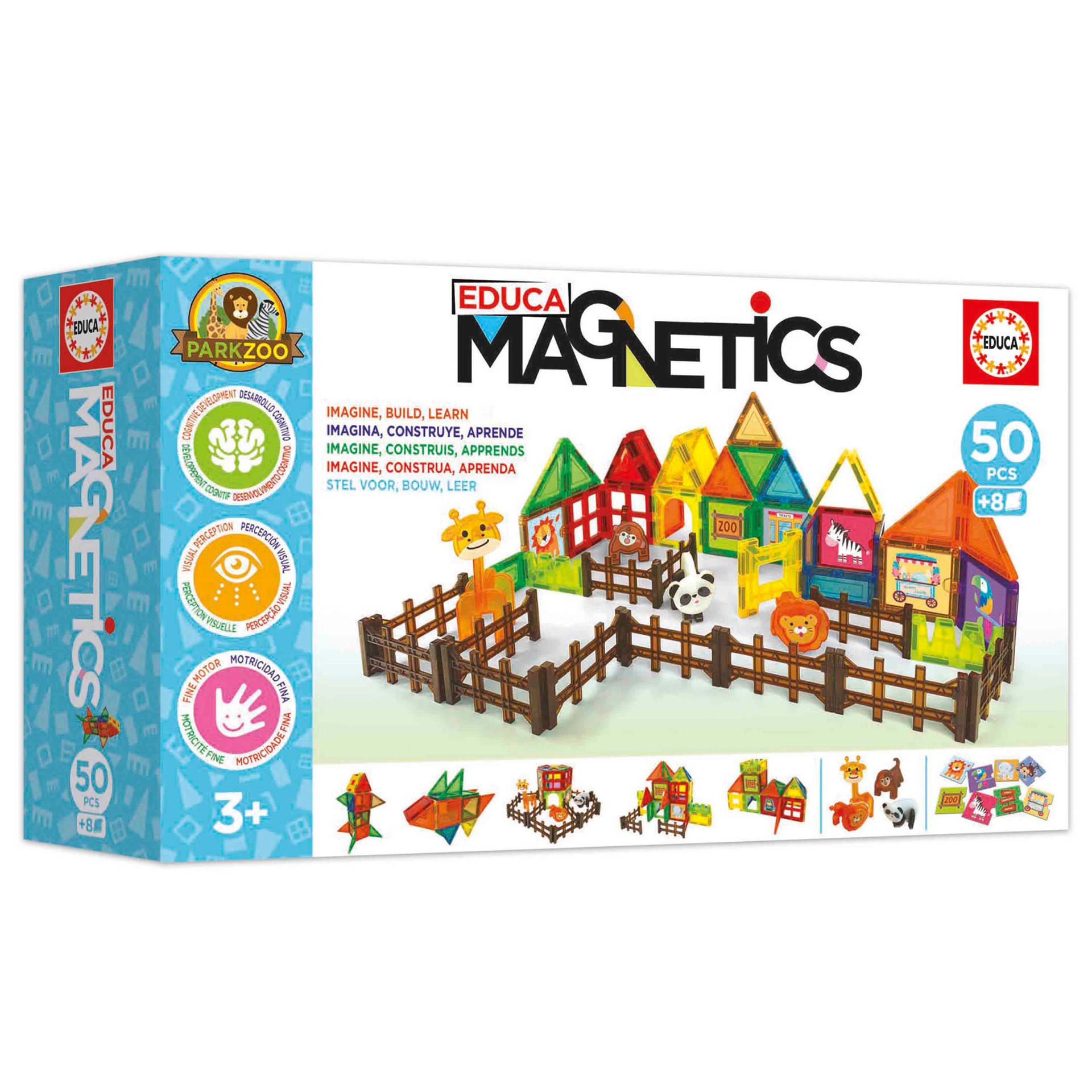 EDUCA Magnetics Parque Zoológico 50 pçs