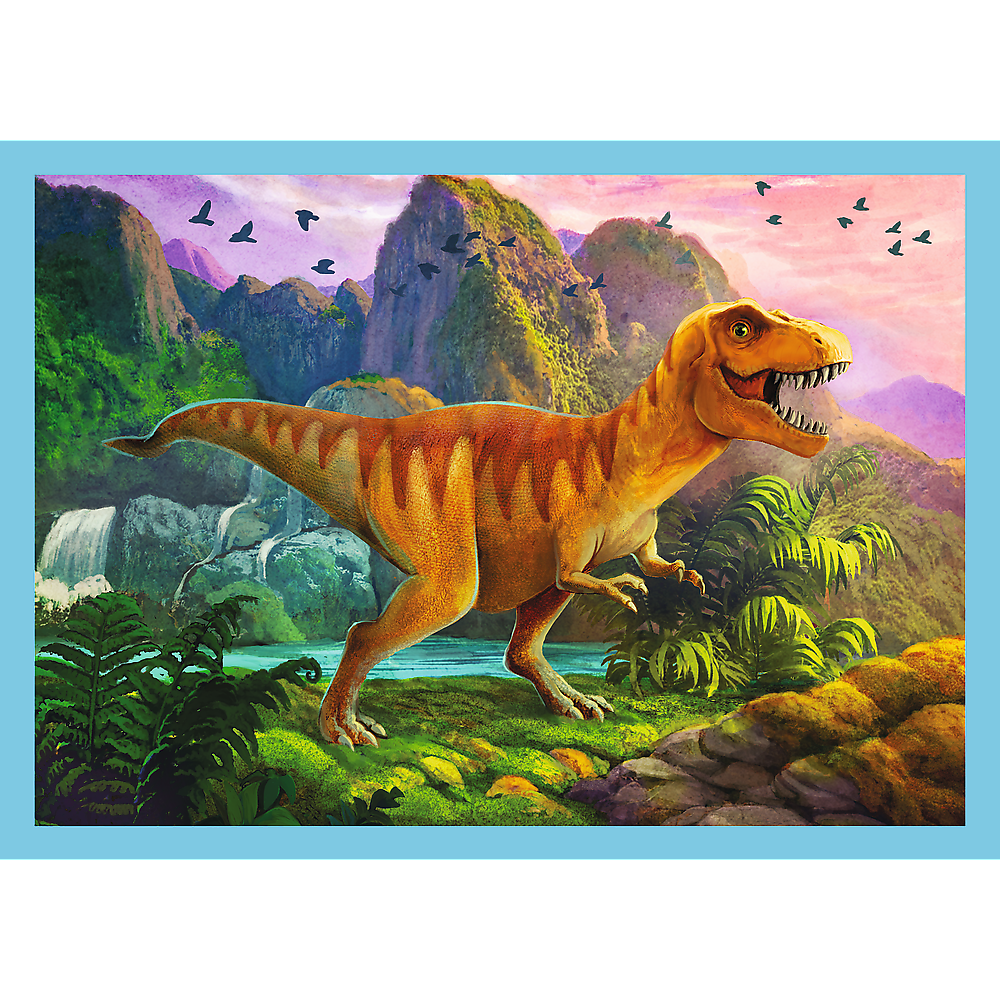Puzzles 4 em 1 - Dinossauros