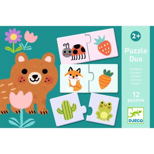 DJECO Puzzle Duo: Cores