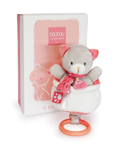 DOUDOU ET COMPAGNIE Caixa Música MEli-MELO Gato 20 cm