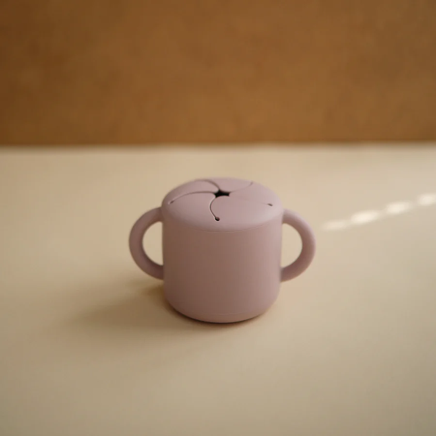 MUSHIE Taça P/ Snack Silicone Soft Lilac