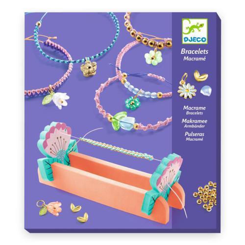 DJECO Pulseiras de Macramé Azul