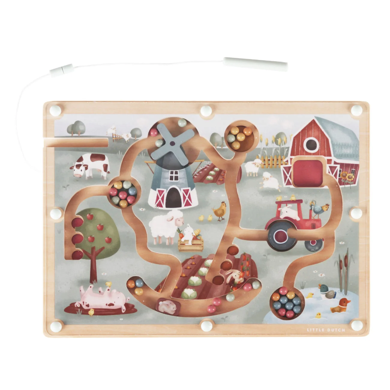 LITTLE DUTCH Labirinto Magnético Little Farm