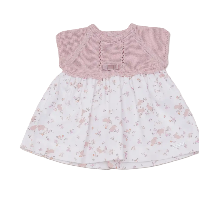 Vestido bebé rosa Bunnies Pangasa Baby