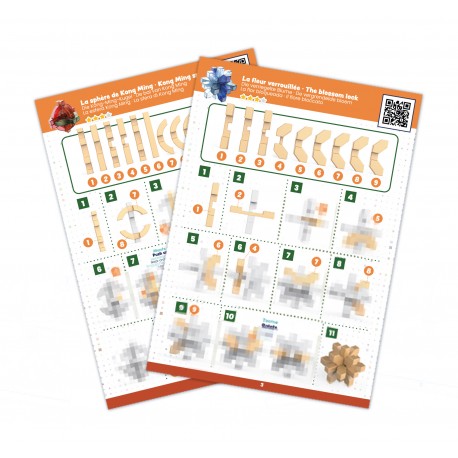 Quebra cabeças expert 3 pcs Buki