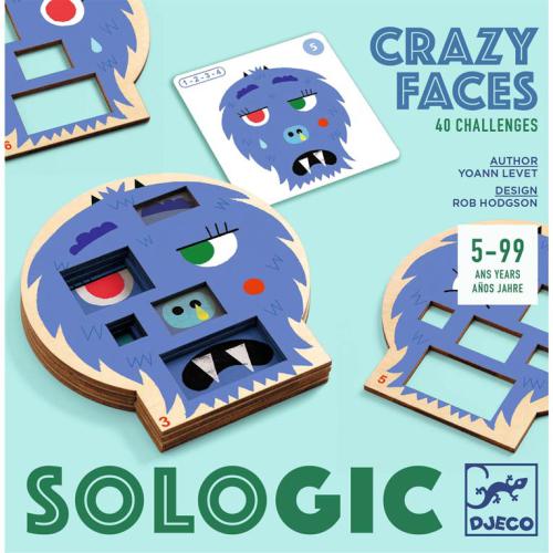 Djeco Crazy Faces - Jogo de Lógica e Paciência