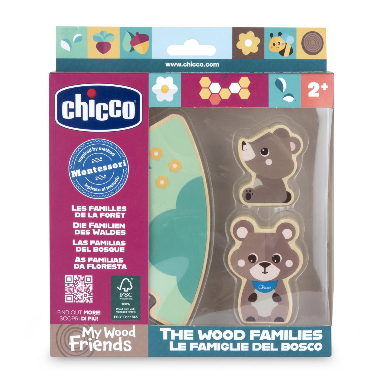 My Wood Friends Ursos Pai e Filha