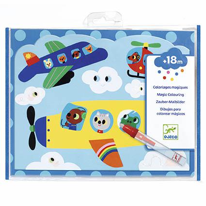 Djeco Escondido no Céu - Jogo de Colorir com Água