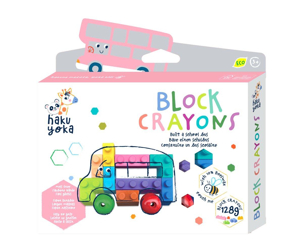 Block Crayons Autocarro Haku Yoka
