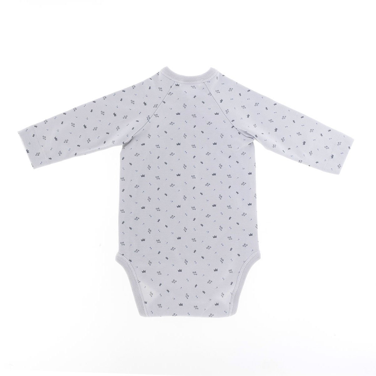 Body Manga Comprida Croise Cinza Cambrass