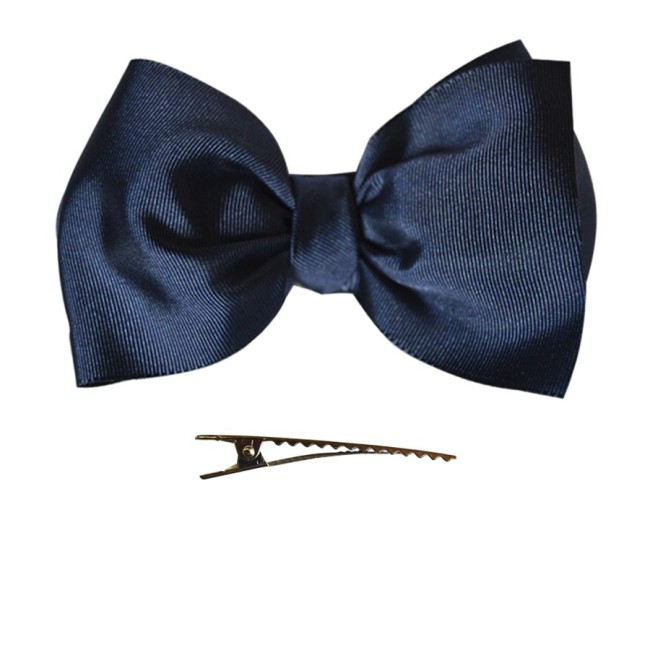 Laço pinça XL azul marinho