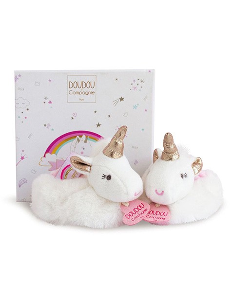 DOUDOU ET COMPAGNIE Botinhas Unicórnio 0-6M