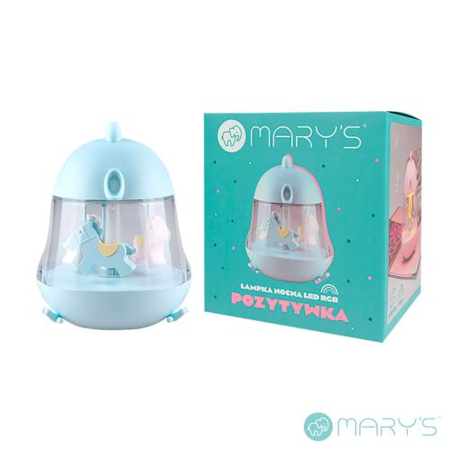 MARY´S Caixa de Música c/ LED Unicórnio Azul