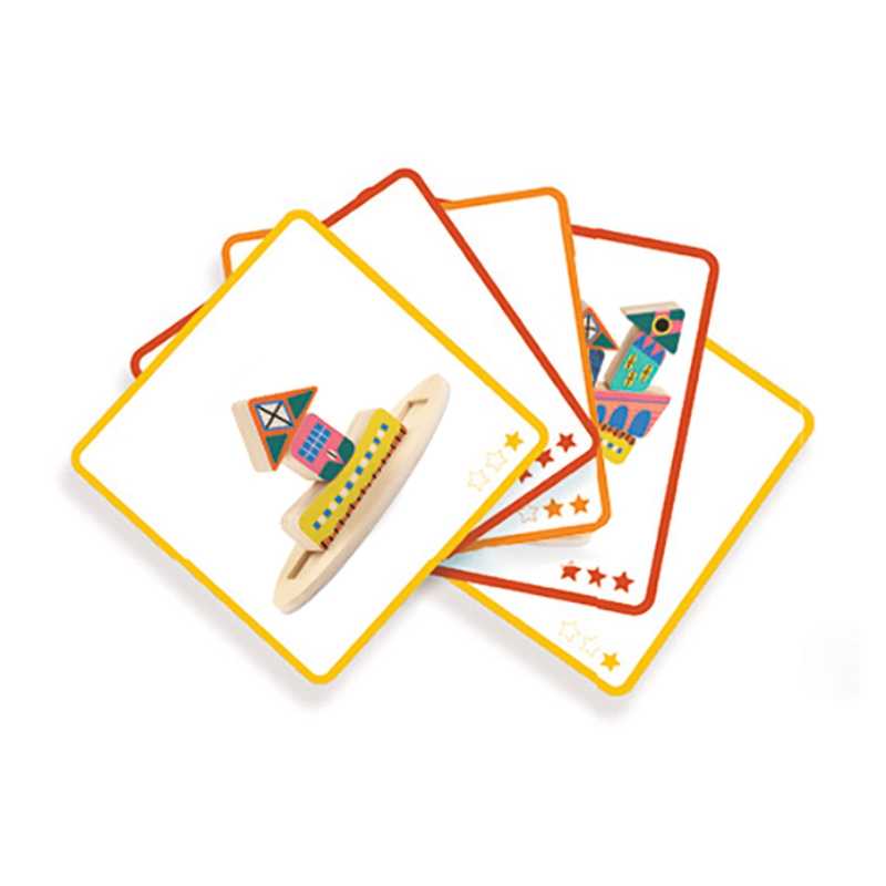 Ze Stakaboom - Jogo de Equilibrar Peças de Madeira