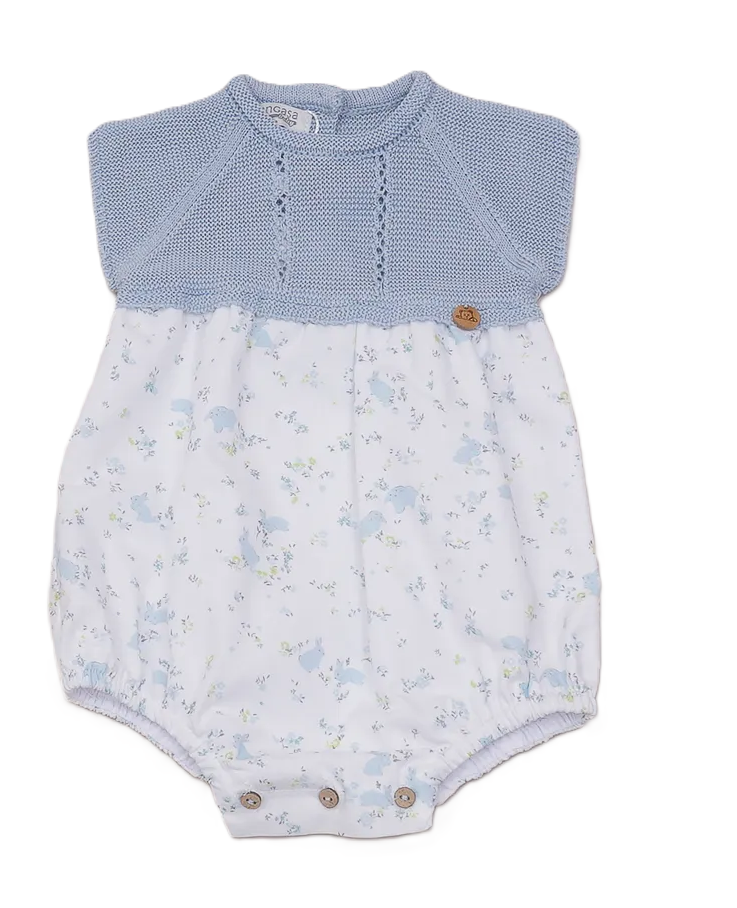 Fofo bebé menino azul Bunnies Pangasa Baby